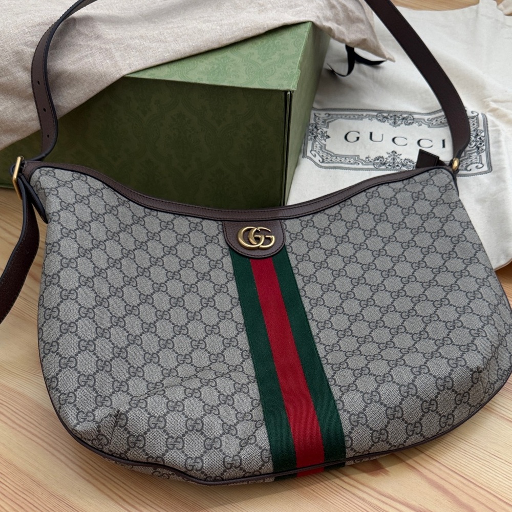 Gucci Ophidia Saddle bag Large cross body excellent condition with box - Picture 2 of 14